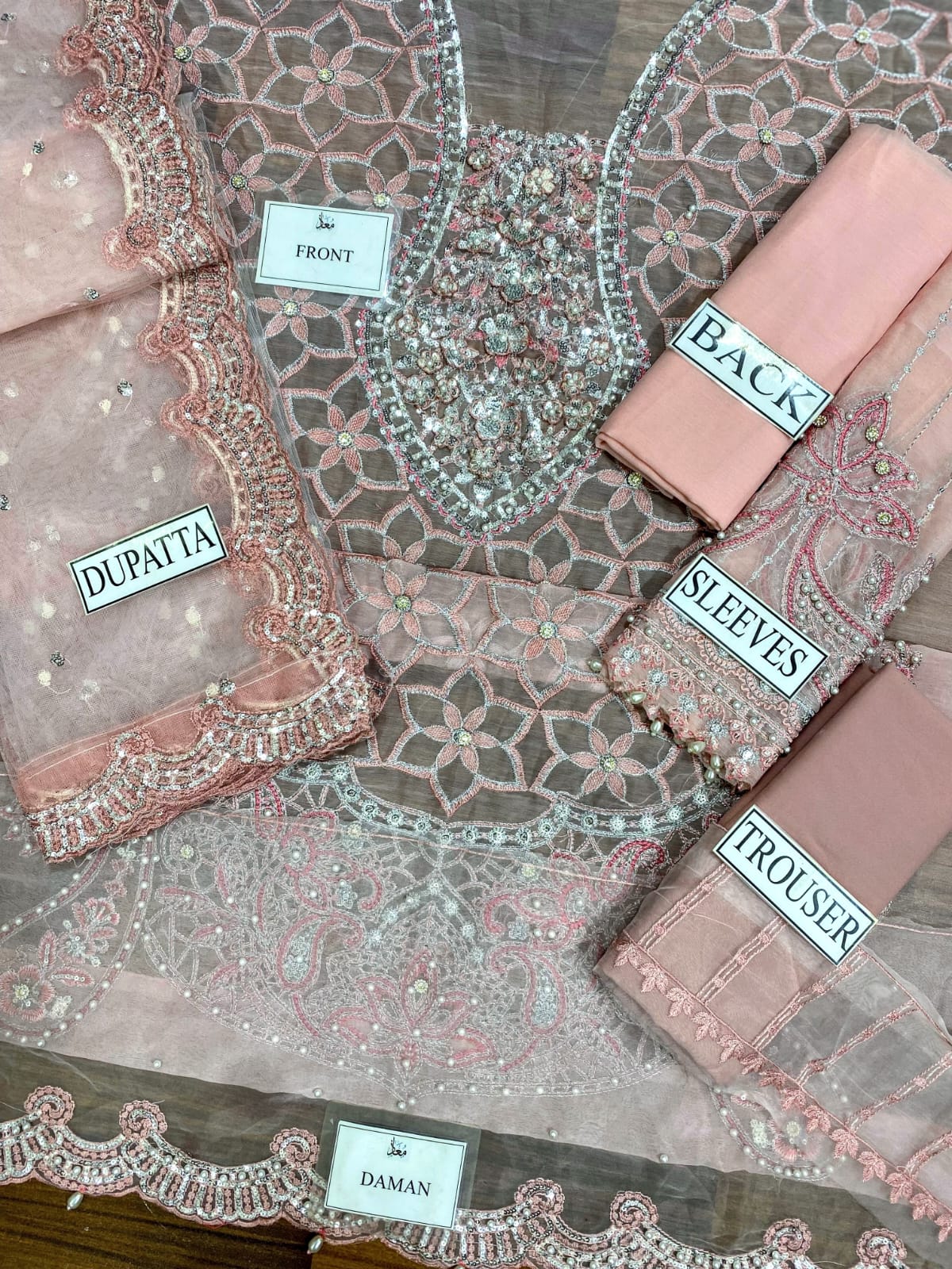 MARIA.B CHIFFON PARTY WEAR UNSTITCED 3PC✓