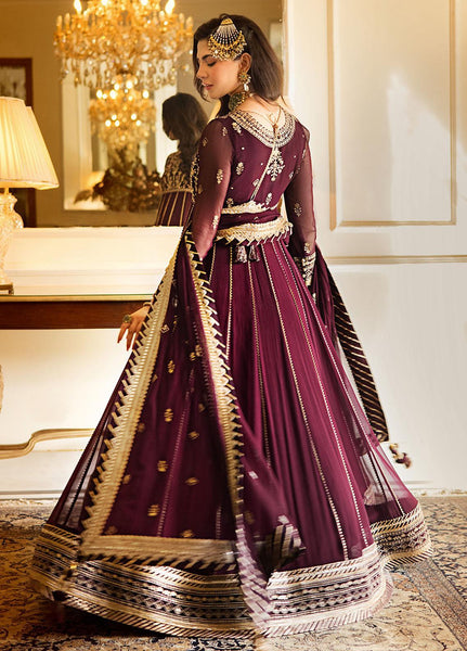 ASIM JOFA MAXI CHIFFON EMBROIDERED UNSTICHED 3PC